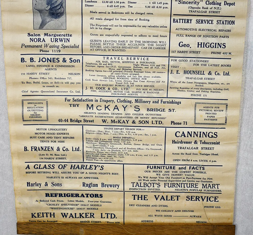 NELSON DISTRICT ADVERTISING SILK Image 1++