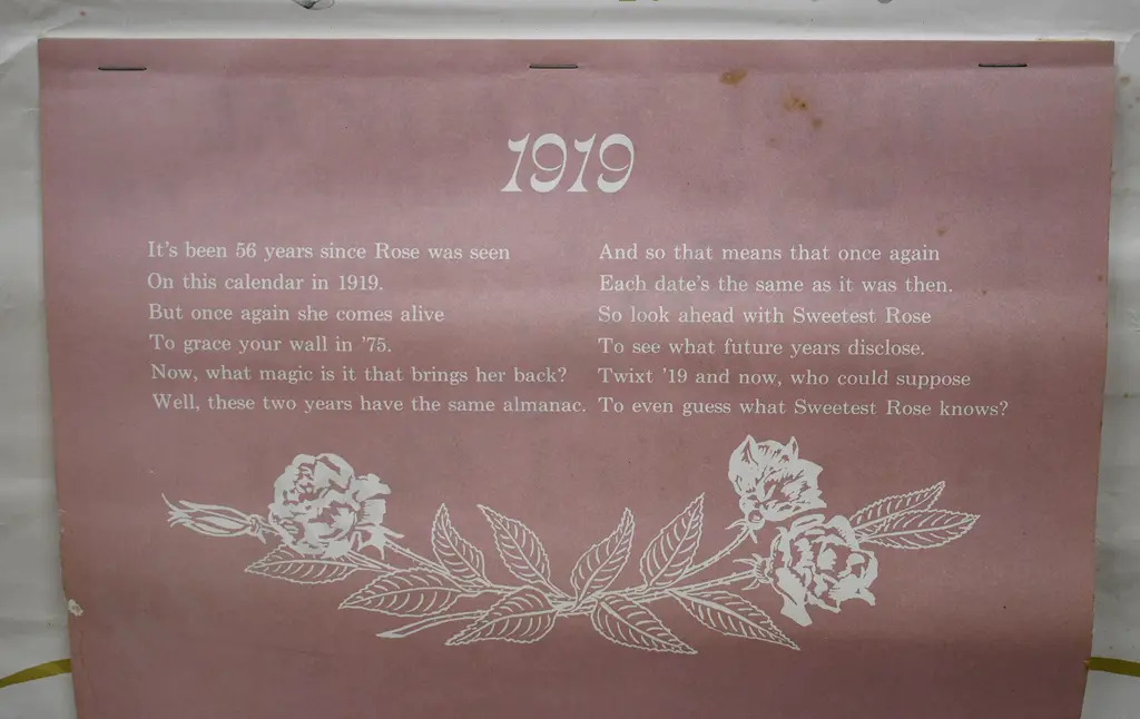 1919 ADVERTISING CALENDARS, TIMARU & RANGIORA Image 1++