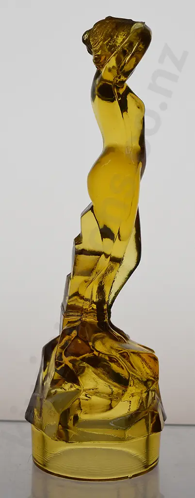 ART DECO NUDE FEMALE FIGURE FLOWER FROG, POSY RING VASE Image 1++