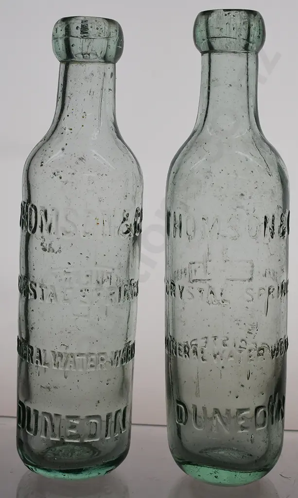 THOMSON DUNEDIN BLOB TOP SODA BOTTLES Image 1++