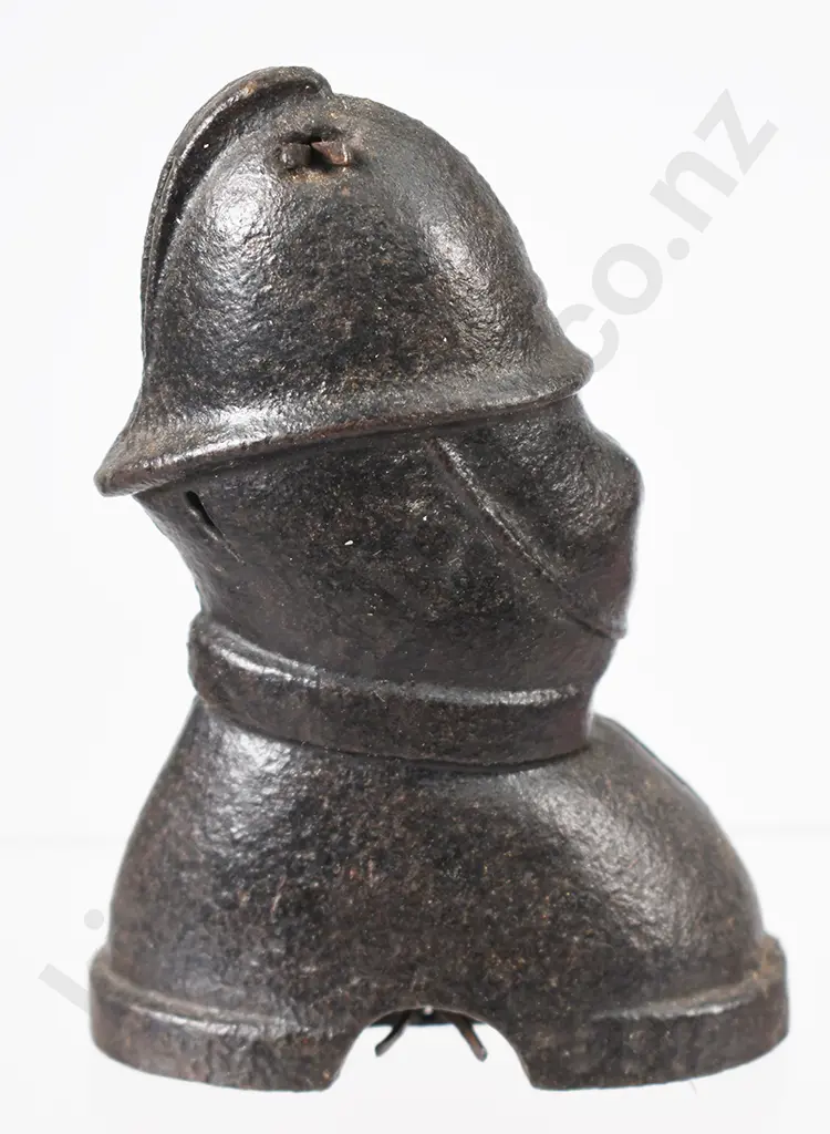 CAST IRON EVERY COPPER HELPS POLICE OFFICER STILL MONEY BANK Image 1++