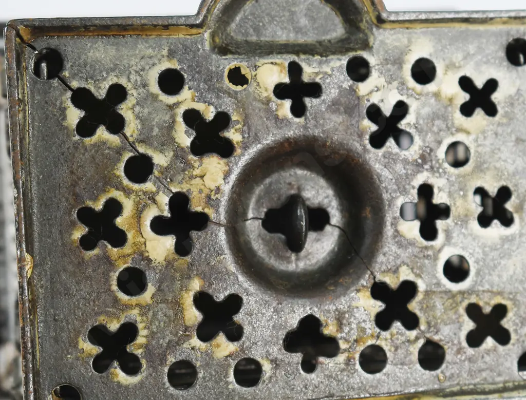 CAST IRON BUILDING MONEY BANK Image 1++