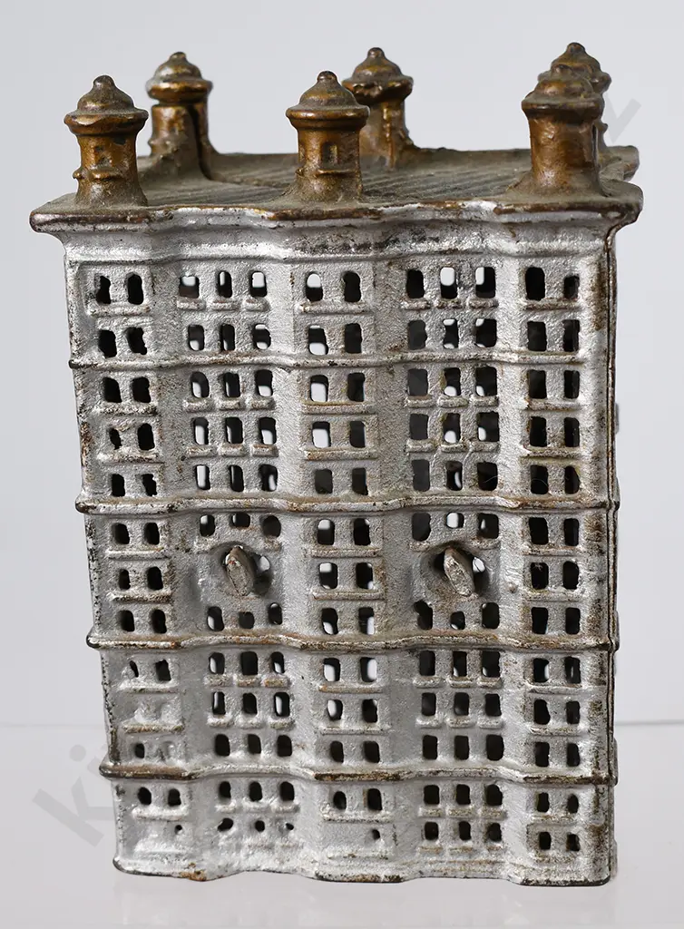 CAST IRON SKYSCRAPER MONEY BANK Image 1++