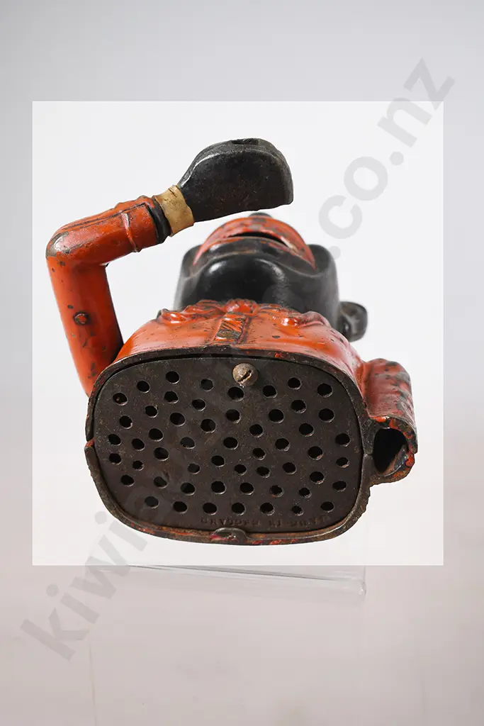 CAST IRON GREEDY NI**ER MONEY BANK Image 1++