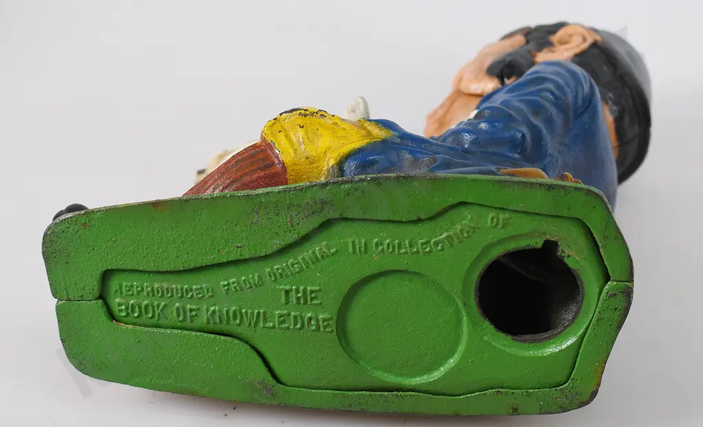 PADDY & THE PIG CAST IRON REPRODUCTION MONEY BANK Image 1++