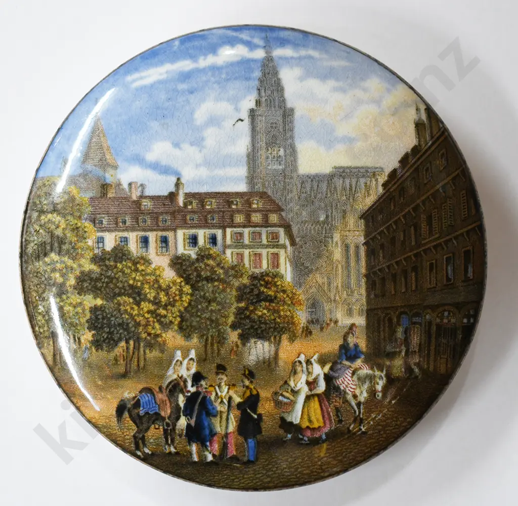 PRATTWARE POT LID THE SQUARE STRAGBOURG Image 1++