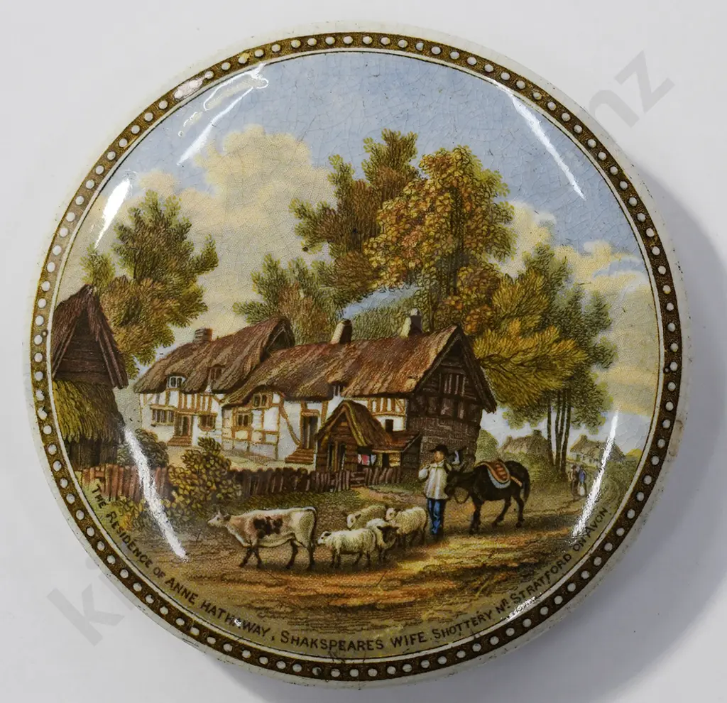 PRATTWARE POT LIDS, SHAKESPEARE'S HOUSE, SHOTTERY Image 1++