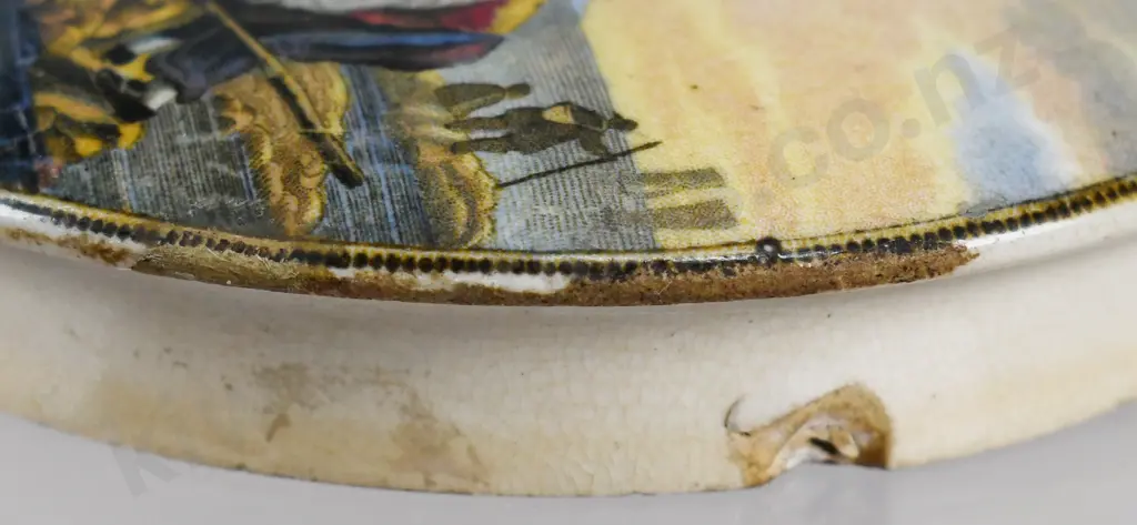 PRATTWARE POT LIDS, FISHING RELATED Image 1++