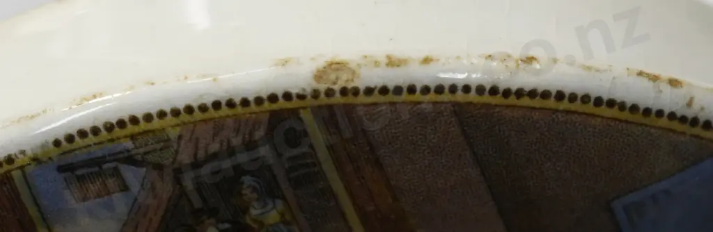 PRATTWARE POT LIDS, A PAIR, THE BEST CARD Image 1++