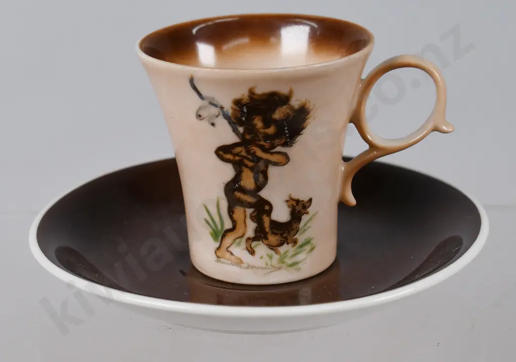 BROWNIE DOWNING CUP & SAUCER, ASHTRAY Image 1++