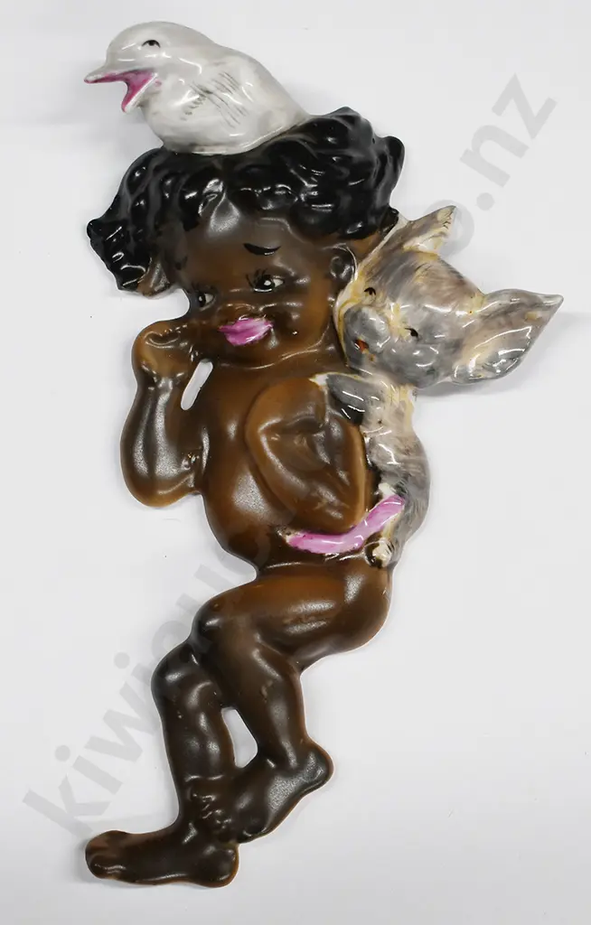 BROWNIE DOWNING PORCELAIN WALL PLAQUE Image 1++