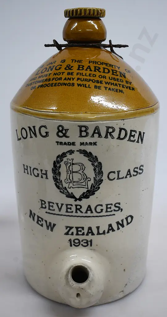 LONG & BARDEN NEW ZEALAND JAR 1931 Image 1++