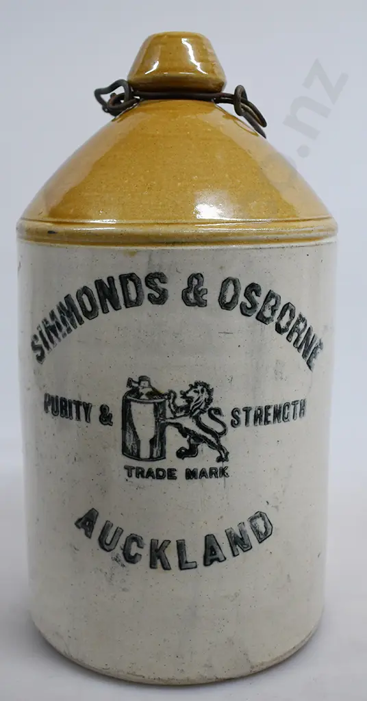 SIMMONDS & OSBORNE AUCKLAND STONE JAR Image 1++