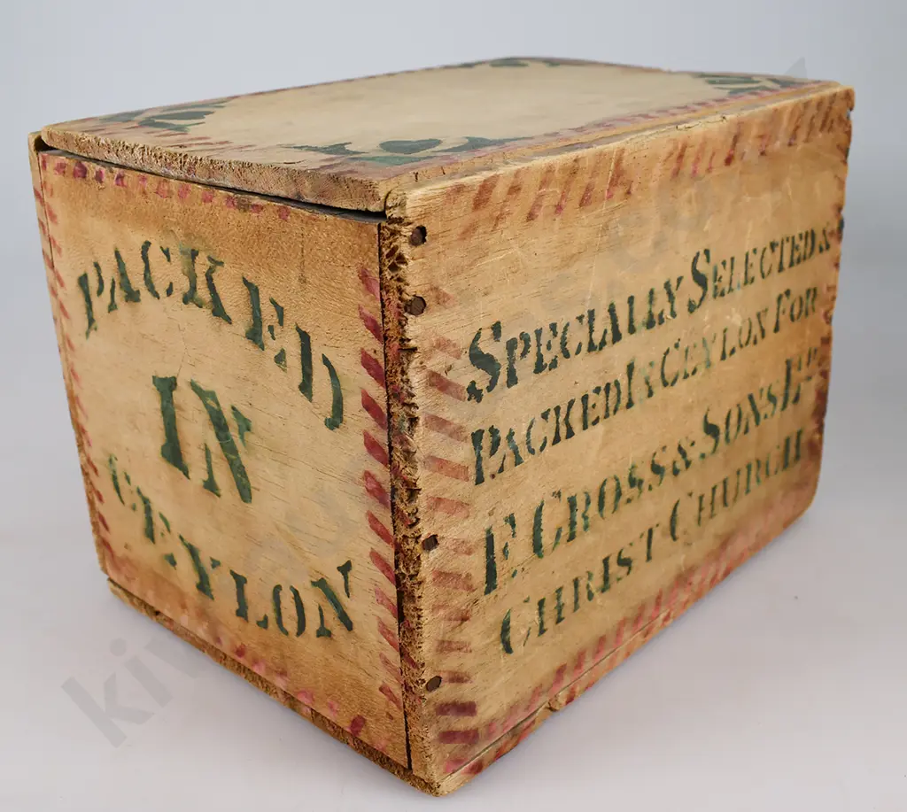 GROSS & SONS CHRISTCHURCH CEYLON TEA BOX Image 1++