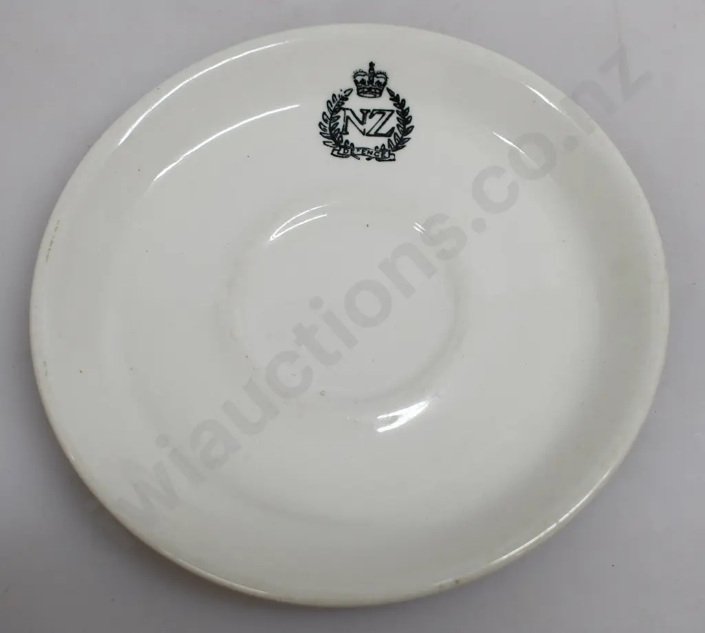 CROWN LYNN NEW ZEALAND DEFENCE CUP & SAUCER Image 1++