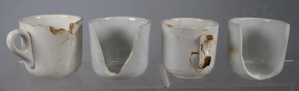 NZ RAILWAY REFRESHMENT ROOMS NUMBERED CUPS & SAUCER A/F Image 1++