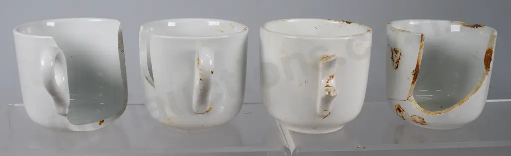 NZ RAILWAY REFRESHMENT ROOMS NUMBERED CUPS & SAUCER A/F Image 1++