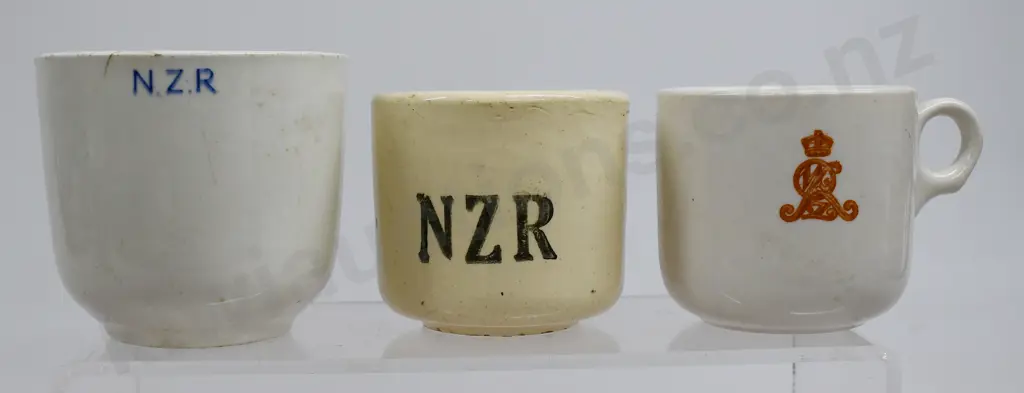 NEW ZEALAND RAILWAY CUPS Image 1++