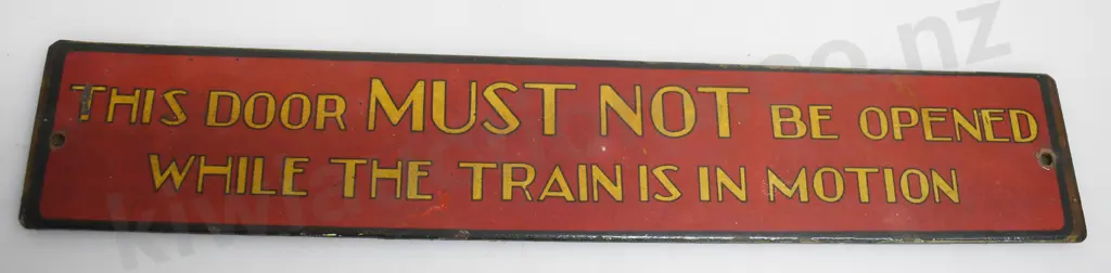 RAILWAY DOOR SIGN Image 1++
