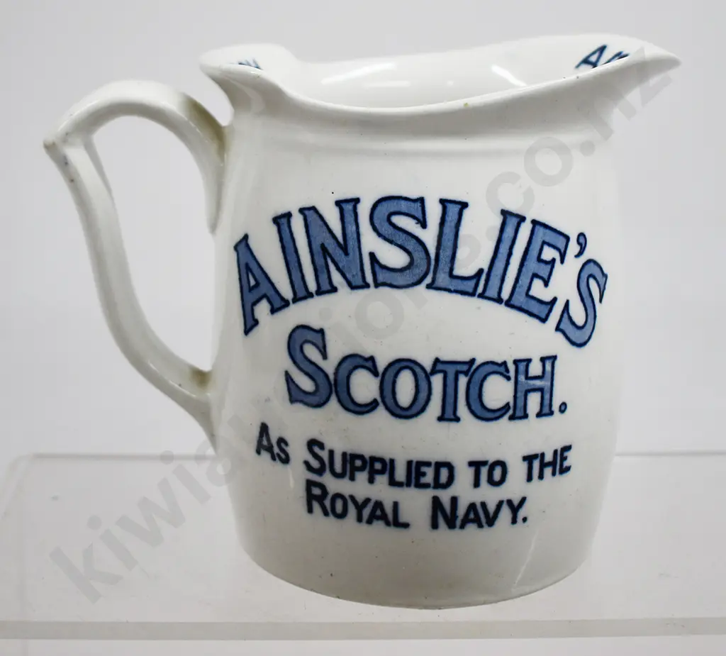 AINSLIE'S SUBMARINE SCOTCH WATER JUG Image 1++