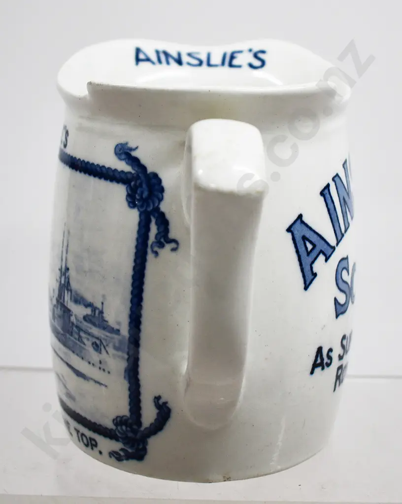 AINSLIE'S SUBMARINE SCOTCH WATER JUG Image 1++