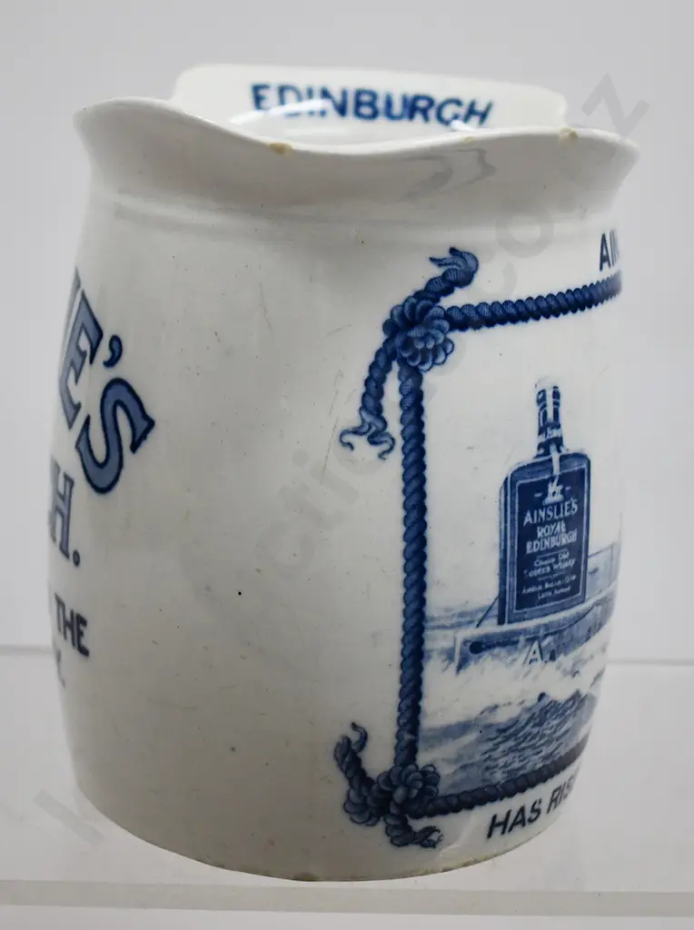 AINSLIE'S SUBMARINE SCOTCH WATER JUG Image 1++