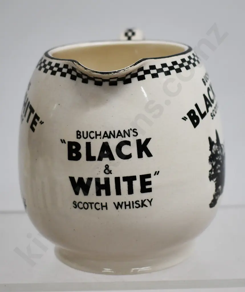 BUCHANAN'S BLACK & WHITE SCOTCH WHISKY JUG Image 1++