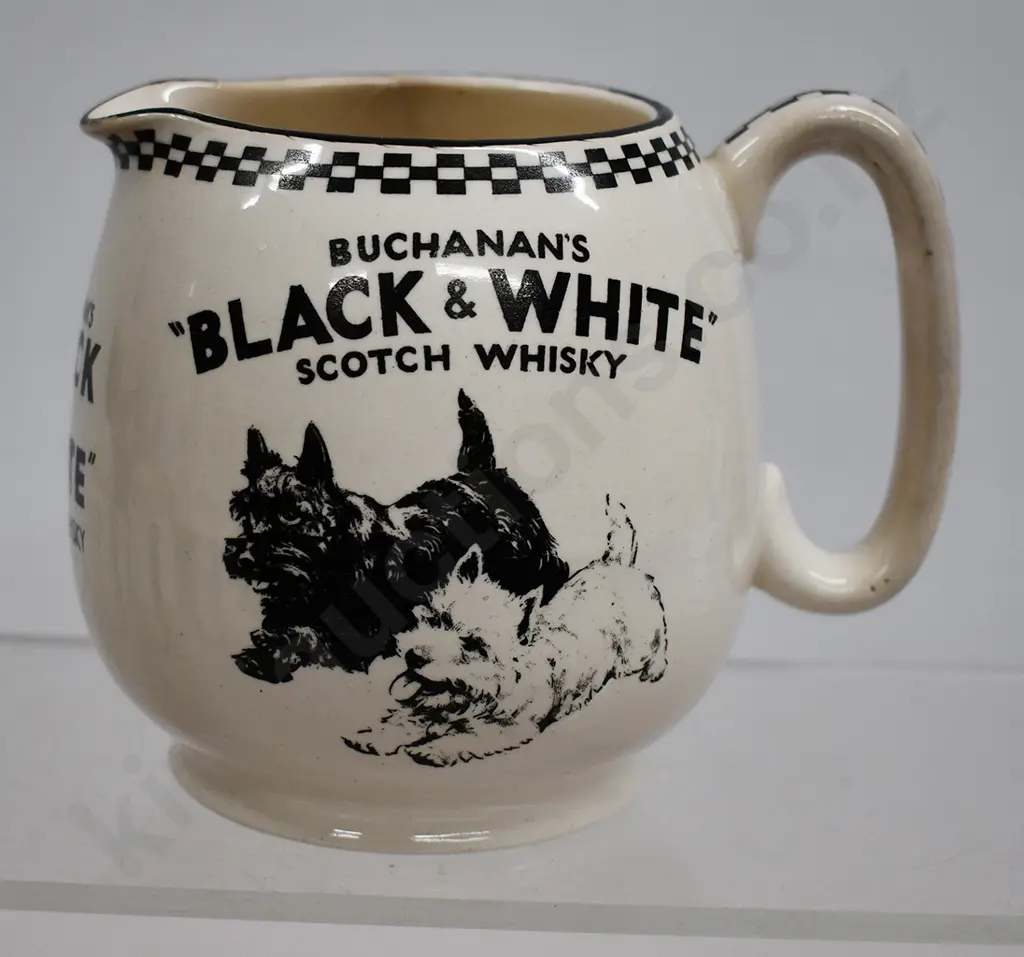 BUCHANAN'S BLACK & WHITE SCOTCH WHISKY JUG Image 1++