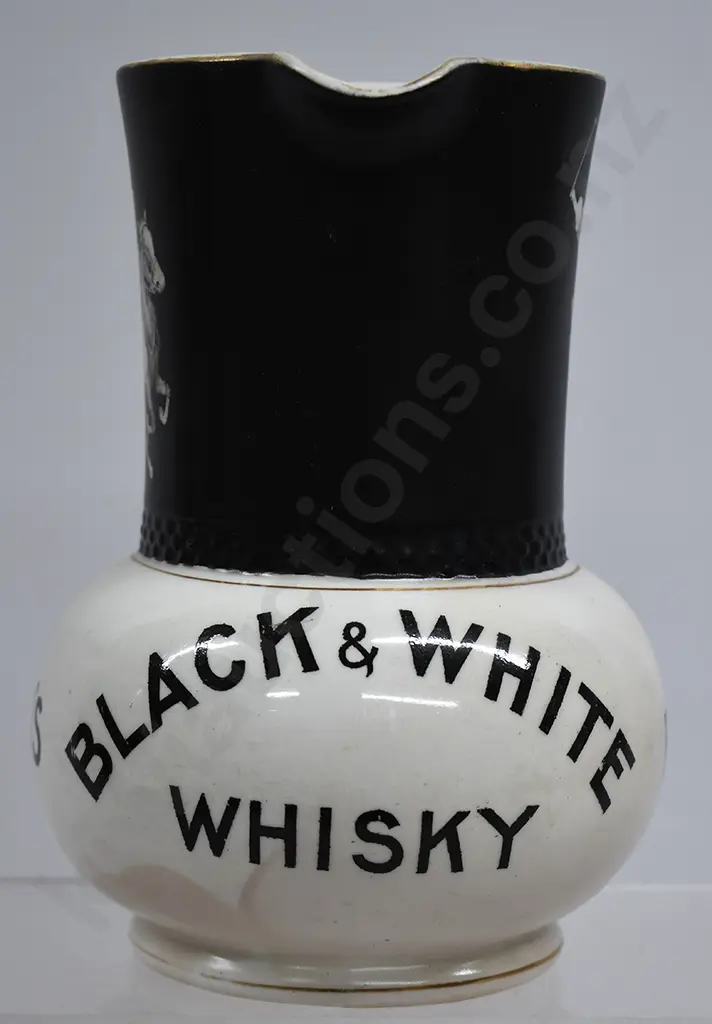 BUCHANAN'S BLACK AND WHITE WHISKY JUG Image 1++