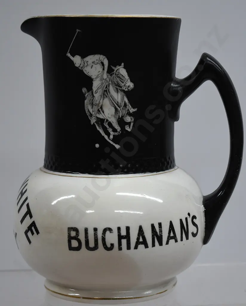 BUCHANAN'S BLACK AND WHITE WHISKY JUG Image 1++
