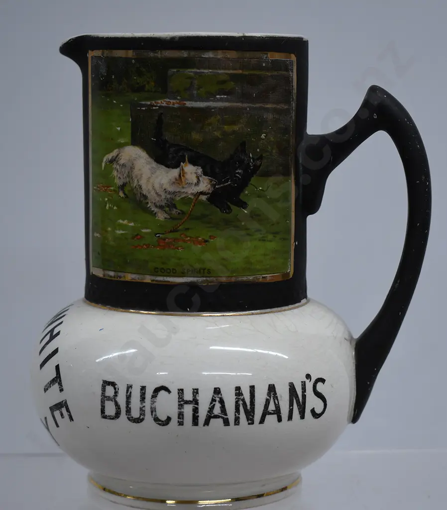 BUCHANAN'S BLACK AND WHITE WHISKY JUG Image 1++