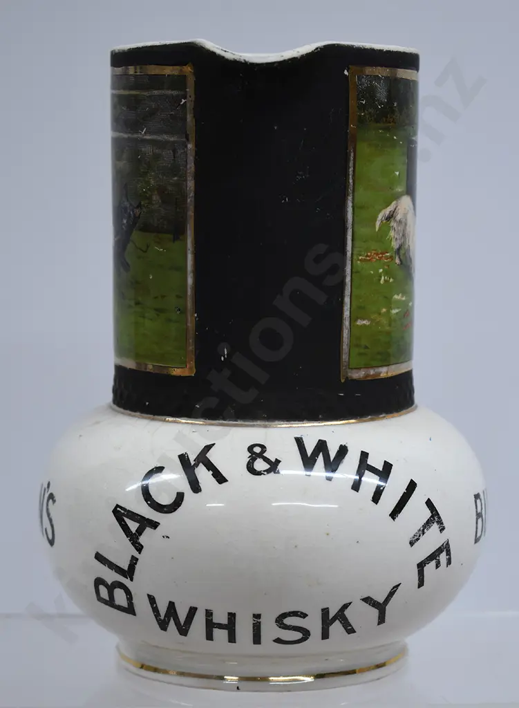 BUCHANAN'S BLACK AND WHITE WHISKY JUG Image 1++