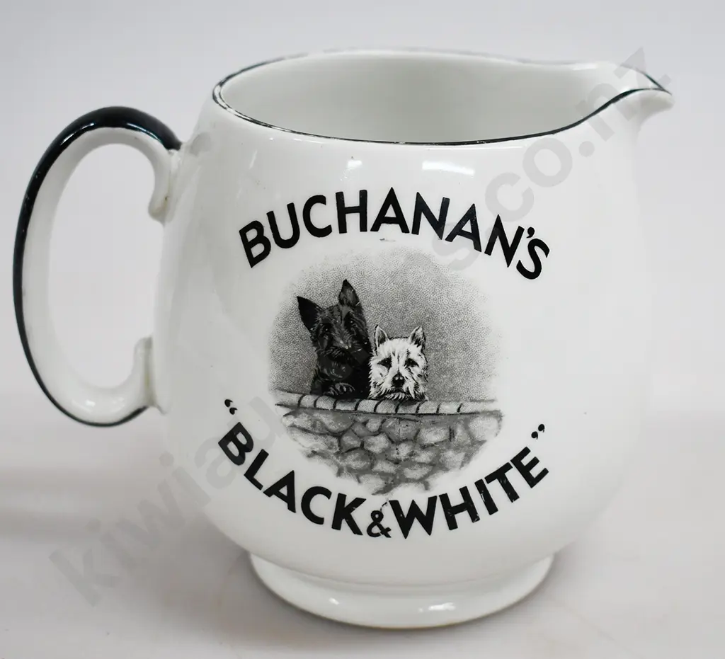 BUCHANAN'S BLACK & WHITE WHISKY JUG Image 1++