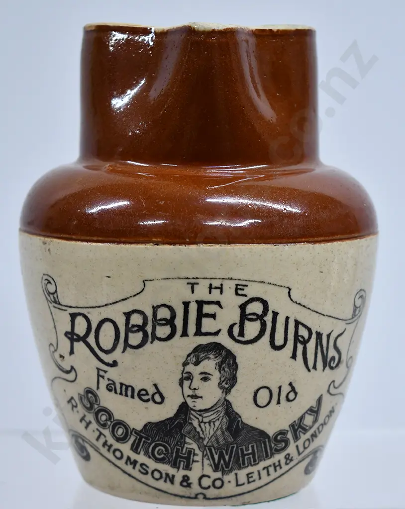 ROBBIE BURNS SCOTCH WHISKY STONEWARE JUG Image 1++