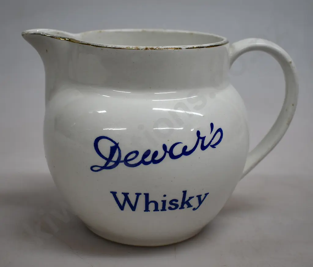 DEWARS WHISKY ADVERTISING WATER JUG Image 1++