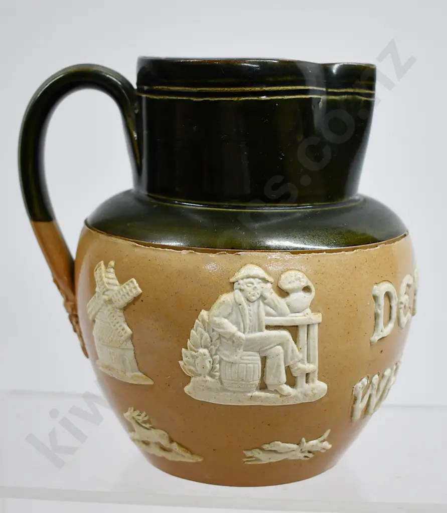 DEWAR'S WHISKY STONEWARE WHISKY WATER JUG Image 1++