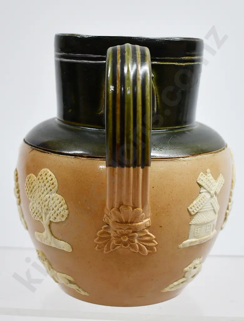 DEWAR'S WHISKY STONEWARE WHISKY WATER JUG Image 1++