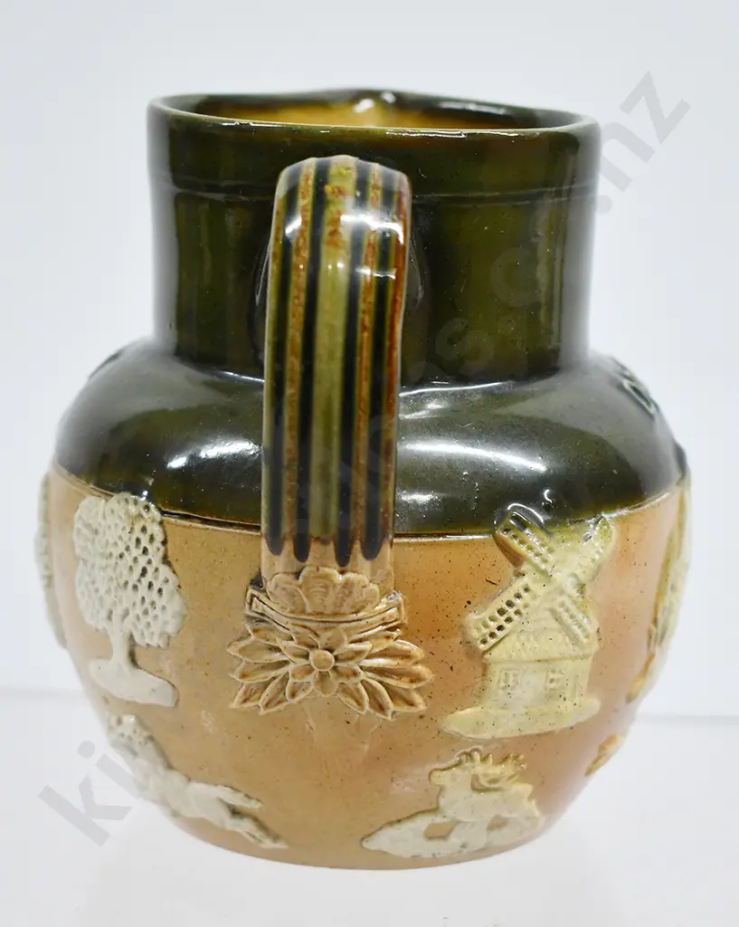 DEWAR'S PERTH WHISKY STONEWARE WHISKY WATER JUG Image 1++