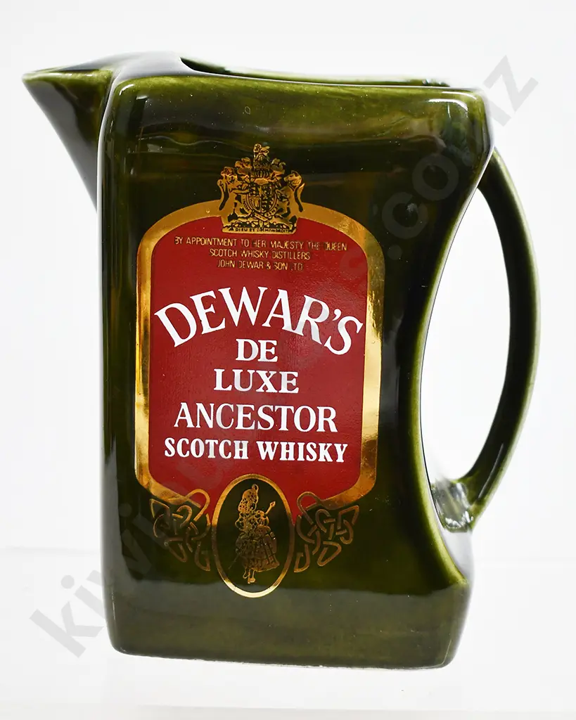 DEWARS DE LUXE ANCERSTOR SCOTCH WHISKY ADVERTISING WATER JUG Image 1++