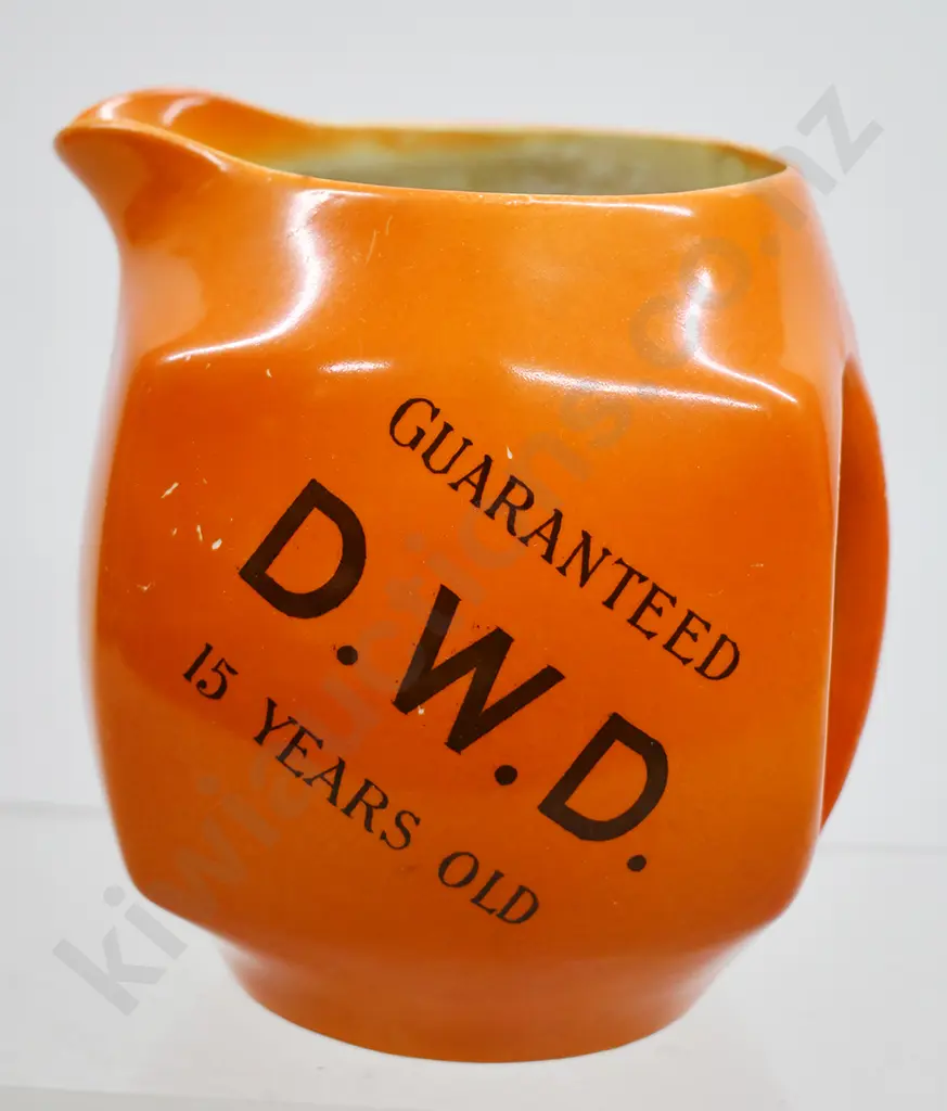 D.W.D ADVERTISING WATER JUG Image 1++