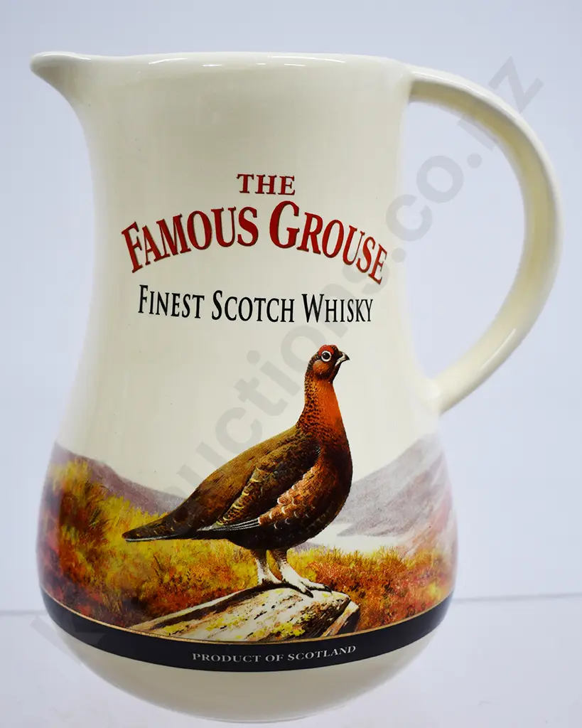 THE FAMOUS GROUSE FINEST SCOTCH WHISKY ADVERTISING WATER JUG Image 1++