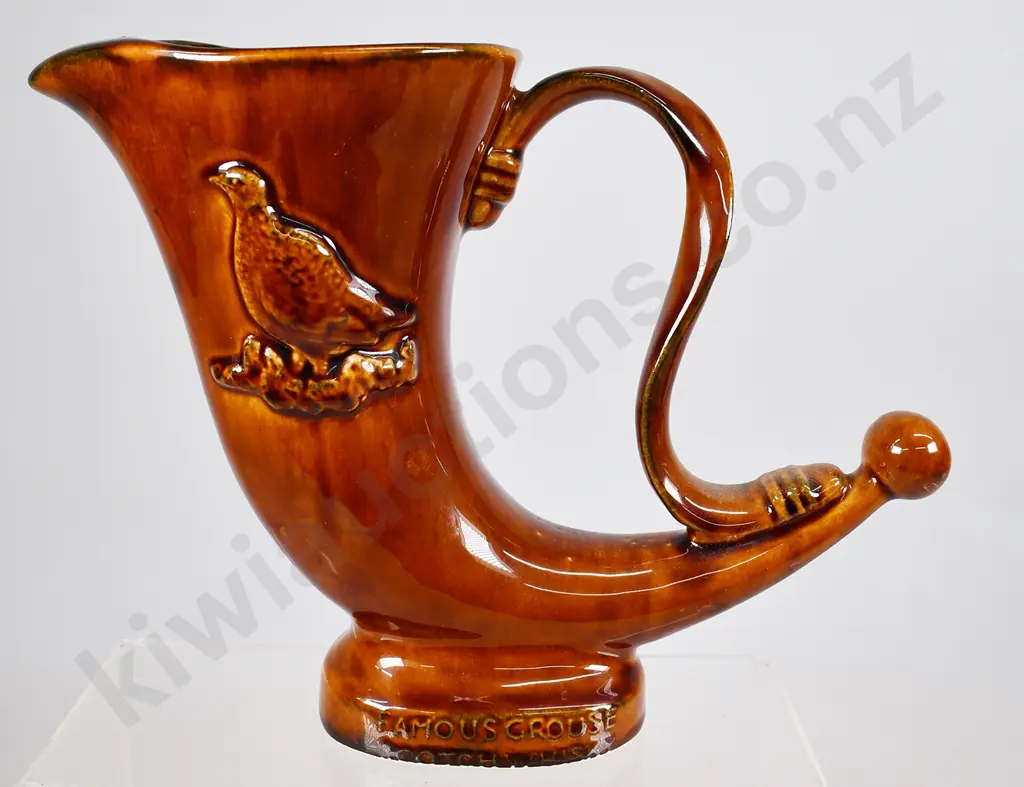 THE FAMOUS GROUSE FINEST SCOTCH WHISKY ADVERTISING HORN PITCHER Image 1++