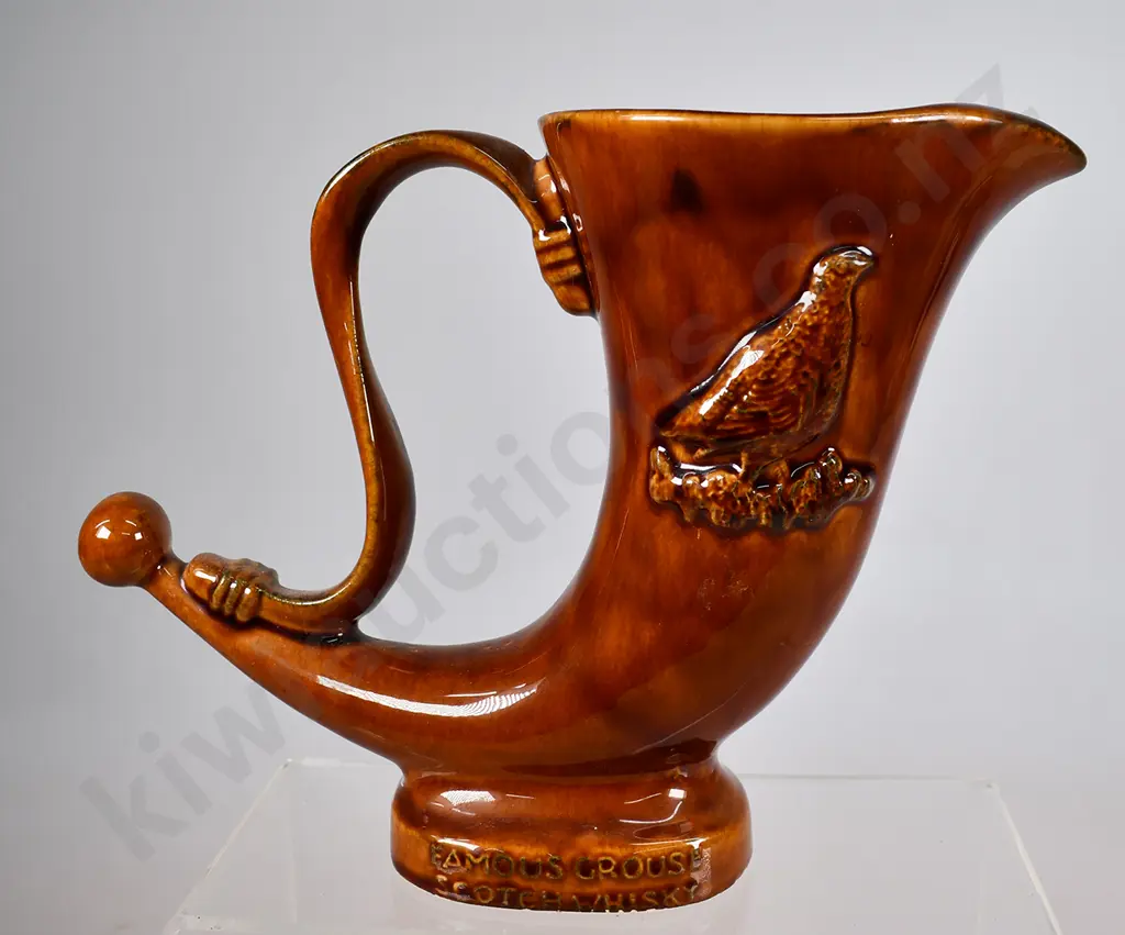 THE FAMOUS GROUSE FINEST SCOTCH WHISKY ADVERTISING HORN PITCHER Image 1++