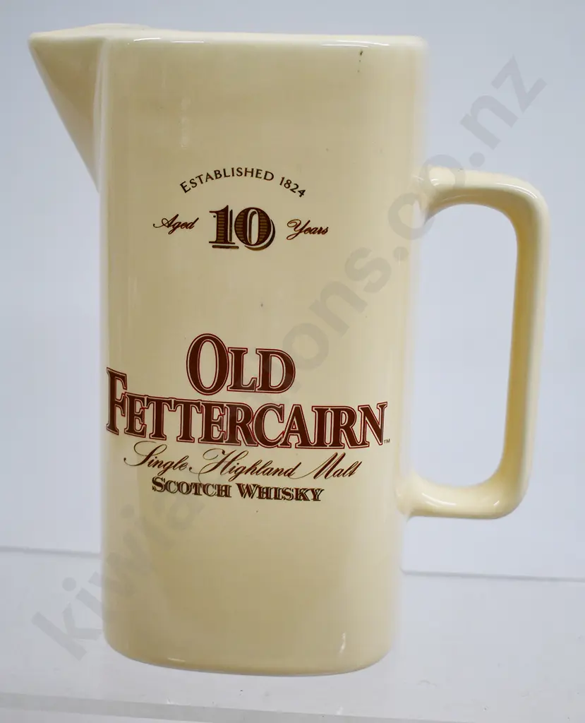 OLD FETTERCAIRN SCOTCH WHISKY ADVERTISING WATER JUG Image 1++