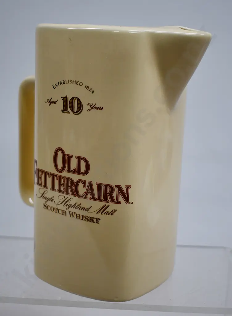 OLD FETTERCAIRN SCOTCH WHISKY ADVERTISING WATER JUG Image 1++