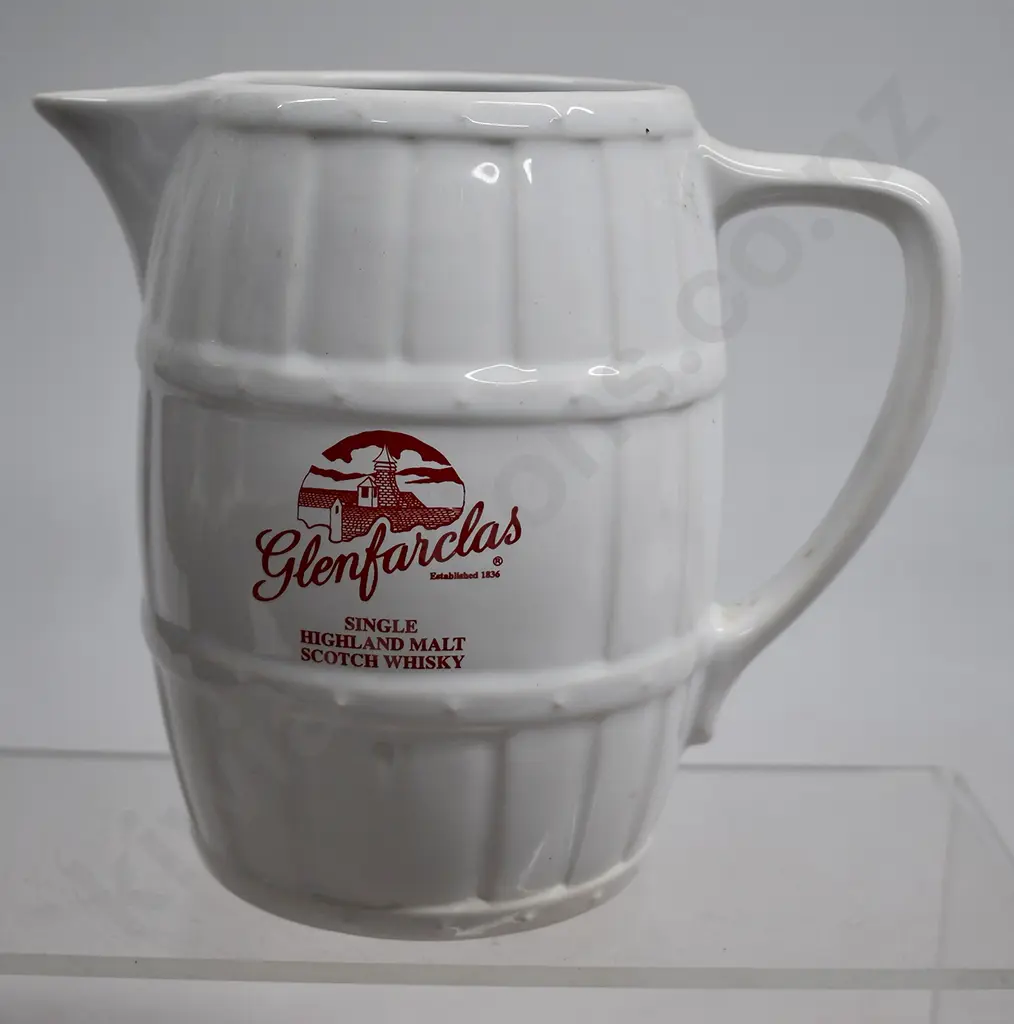 GLENFARCLAS MALT HIGHLAND SCOTCH WHISKY ADVERTISING WATER JUG Image 1++