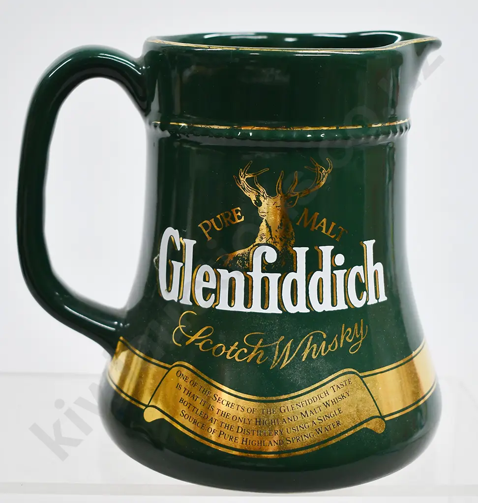 GLENFIDDICH SCOTCH WHISKY ADVERTISING WATER JUG Image 1++