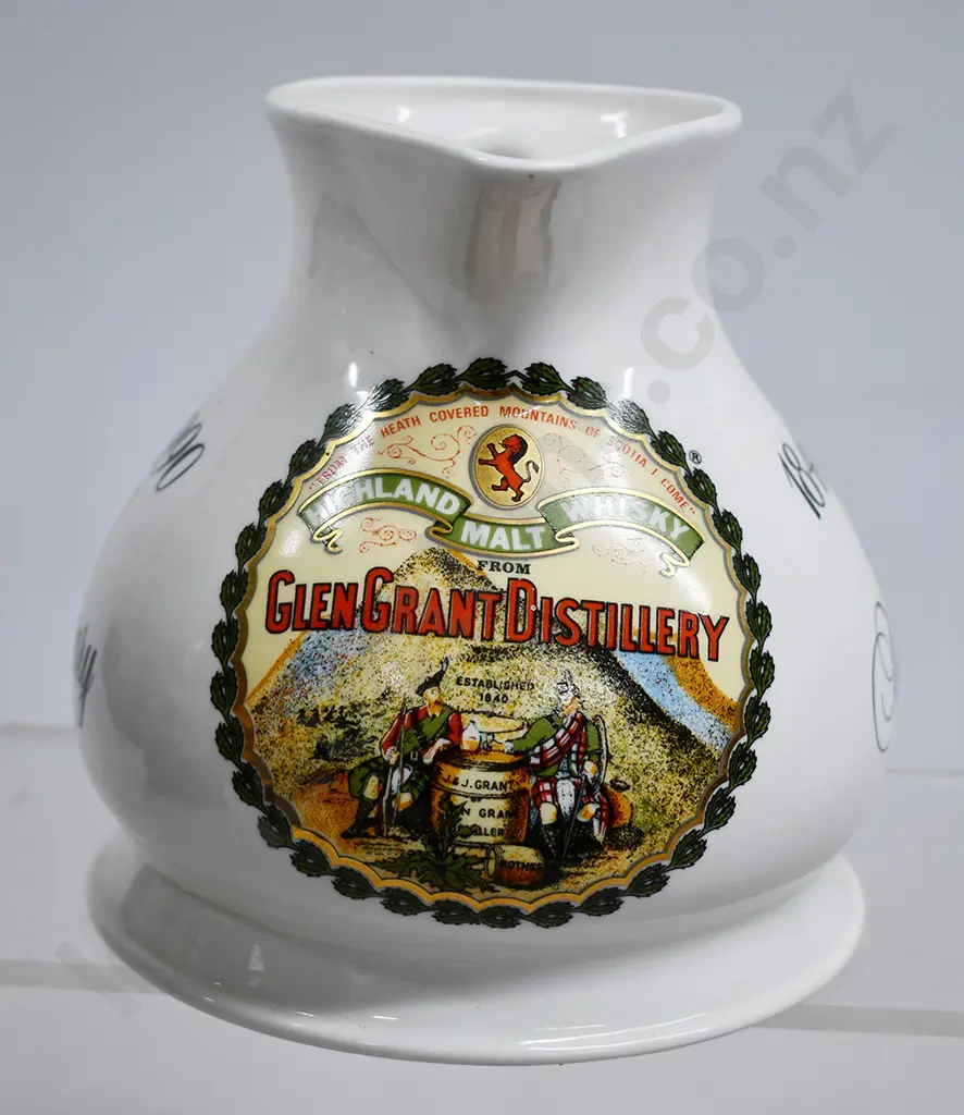 GLENGRANT DISTILLERY MALT WHISKY ADVERTISING WATER JUG Image 1++