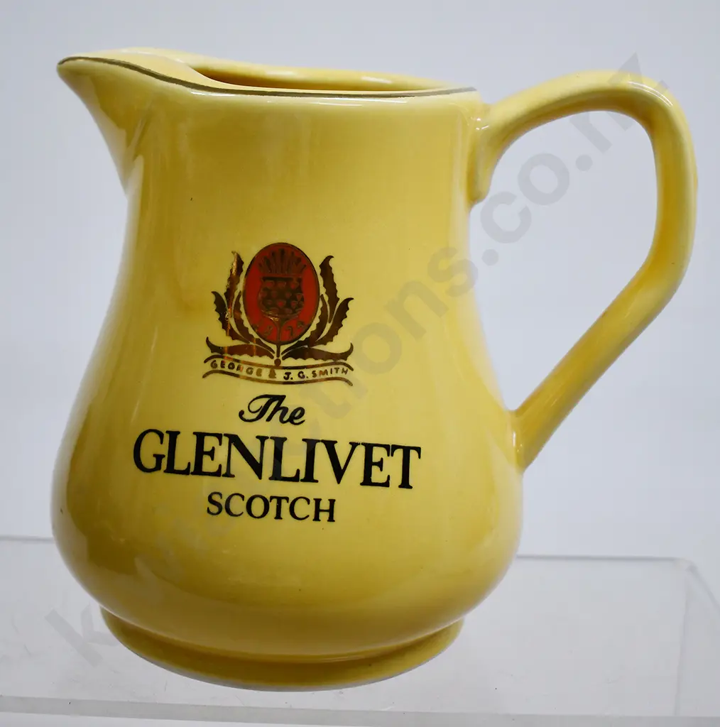 GLENLIVET SCOTCH ADVERTISING WATER JUG Image 1++