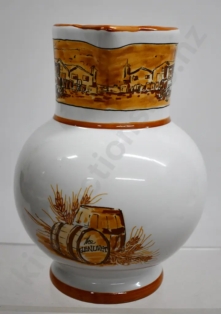 GLENLIVET 12 YEARS OLD SCOTCH ADVERTISING WATER JUG Image 1++